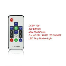 14Key RF Remote LED RGB Mini Full Color Controller 300 Effects Max 2048 Pixels LED Controller